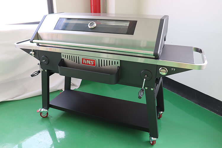 gas and charcoal protable bbq grill