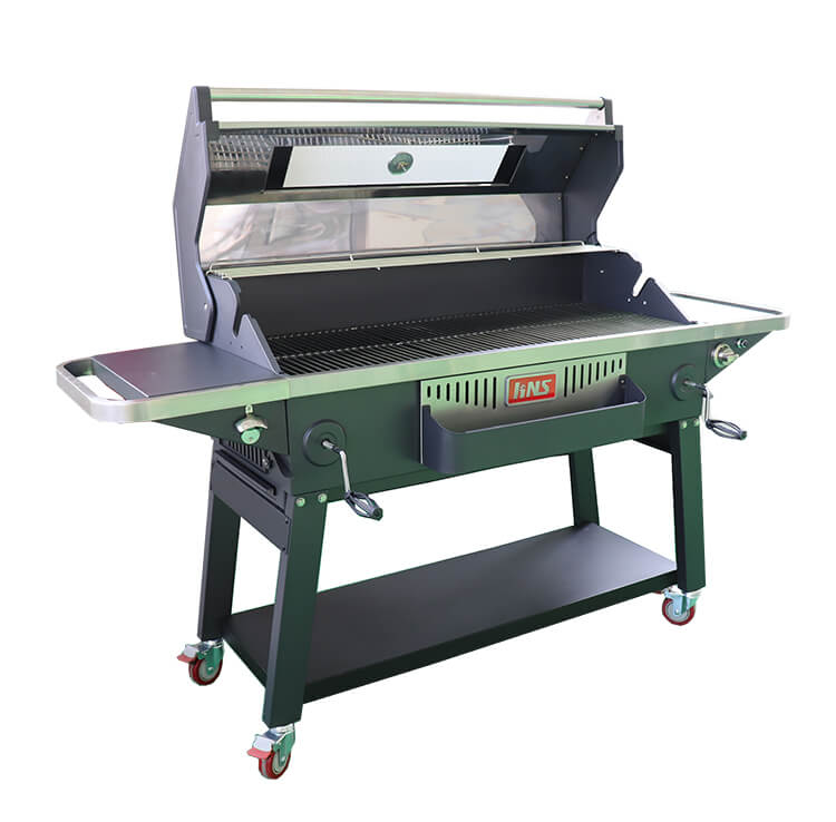 gas and charcoal protable bbq grill